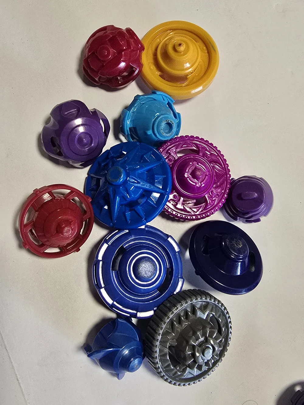 Beyblade Burst Lot Tops Discs Drivers Launcher Mixed Toy Set 15 Complete